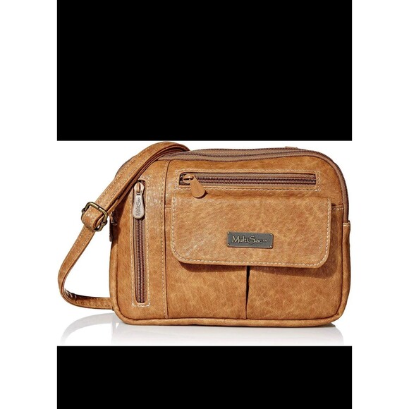 MultiSac Zippy Triple‎ Compartment Crossbody Bag - Picture 1 of 11